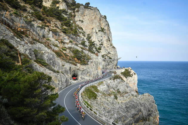 Bilder des Jahres 2022, Sport 03 März Sport Themen der Woche KW11 Sport Bilder des Tages Photo LaPresse - Fabio Ferrari March, 19 2022 Milano (Italy) Cycling 113 Edition Milano Sanremo - from Milan to Sanremo - 293 km In the pic:landscape  Copyright: xLaPresse xFabioxFerrarix