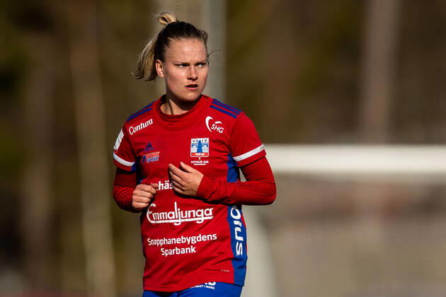 220403 Vittsjös Julia Tunturi under fotbollsmatchen i Damallsvenskan mellan Vittsjö och FC Rosengard den 3 april 2022 i Vittsjö. Copyright: MATHILDAxAHLBERG BB220403BB703