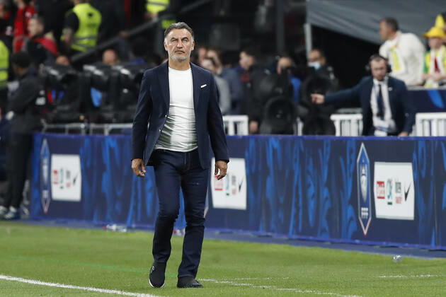 Christophe Galtier - Entraineur (Nice) FOOTBALL : Nice Vs Nantes - Coupe de France - Finale - 07 05 2022 MichaelBaucher Panoramic
