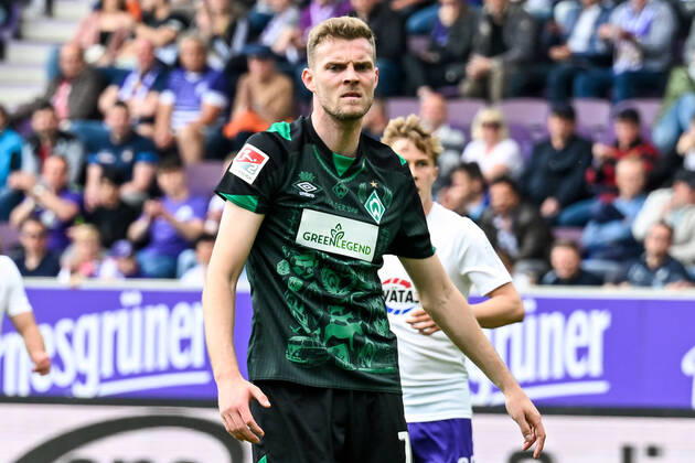 Fußball: 2. Bundesliga, Saison 2021 2022, 33. Spieltag, FC Erzgebirge Aue - SV Werder Bremen am 08.05.2022 in Erzgebirgsstadion in Aue-Bad Schlema. -TK- Bremens Marvin Ducksch schreit wütend. DFL REGULATIONS PROHIBIT ANY USE OF PHOTOGRAPHS AS IMAGE SEQUENCES AND OR QUASI-VIDEO. Copyright: xTeresaxKrögerx
