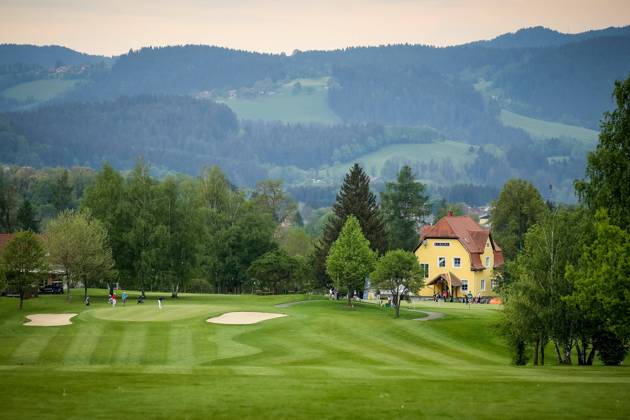 GOLF - Goesser Open 2022 MARIA LANKOWITZ,AUSTRIA,13.MAY.22 - GOLF - Alps Tour, Goesser Open, GC Erzherzog Johann. Image shows a general view of club house. GEPAxpictures xMaticxKlansek