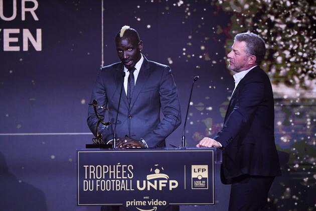 03 Mamadou SAKHO (mhsc) during the Trophies UNFP ceremony at Pavillon Gabriel on May 15, 2022 in Paris, France. FOOTBALL : Trophees UNFP - Soiree - Paris - 15 05 2022 Pool FEP Panoramic 
