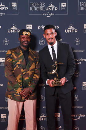 Djibril CISSE - 02 William SALIBA (om) during the Trophies UNFP ceremony at Pavillon Gabriel on May 15, 2022 in Paris, France. FOOTBALL : Trophees UNFP - Soiree - Paris - 15 05 2022 Pool FEP Panoramic 