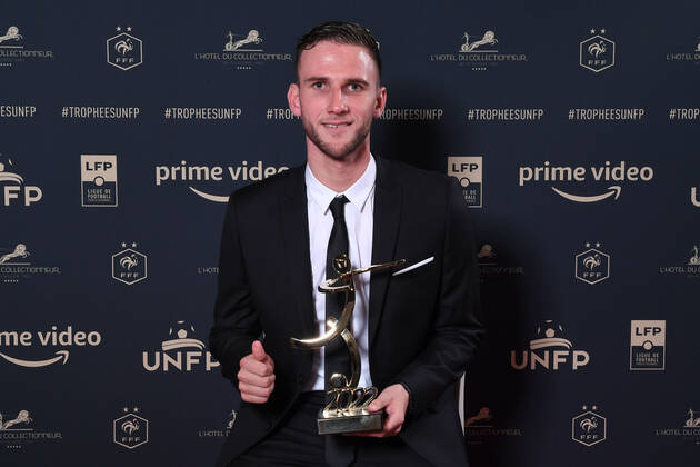 08 Branco VAN DEN BOOMEN (tfc) during the Trophies UNFP ceremony at Pavillon Gabriel on May 15, 2022 in Paris, France. FOOTBALL : Trophees UNFP - Soiree - Paris - 15 05 2022 Pool FEP Panoramic 