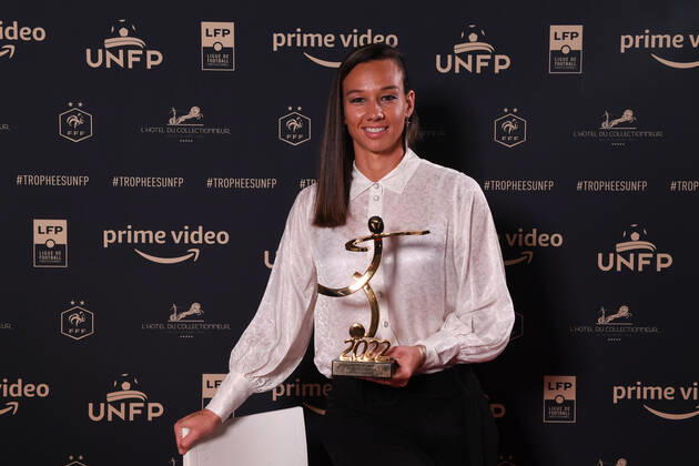 Christiane ENDLER during the Trophies UNFP ceremony at Pavillon Gabriel on May 15, 2022 in Paris, France. FOOTBALL : Trophees UNFP - Soiree - Paris - 15 05 2022 Pool FEP Panoramic 