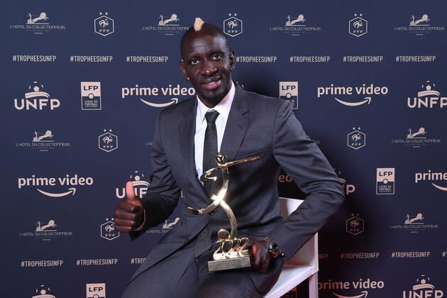 03 Mamadou SAKHO (mhsc) during the Trophies UNFP ceremony at Pavillon Gabriel on May 15, 2022 in Paris, France. FOOTBALL : Trophees UNFP - Soiree - Paris - 15 05 2022 Pool FEP Panoramic 
