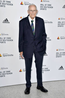 Hans Wilhelm Gäb bei der Verleihung der Goldenen Sportpyramide 2022 in der Hauptstadtrepräsentanz der Deutschen Telekom AG. Berlin, 20.05.2022
