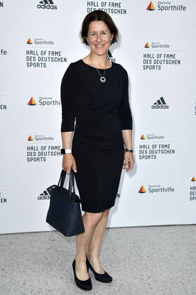Uschi Disl bei der Verleihung der Goldenen Sportpyramide 2022 in der Hauptstadtrepräsentanz der Deutschen Telekom AG. Berlin, 20.05.2022
