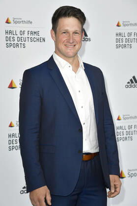 Matthias Steiner bei der Verleihung der Goldenen Sportpyramide 2022 in der Hauptstadtrepräsentanz der Deutschen Telekom AG. Berlin, 20.05.2022