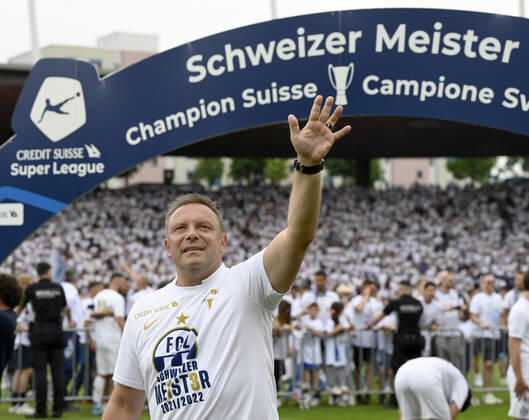 Trainer Andre Breitenreiter, FCZ, FC Zuerich - FC Luzern, Super League, Fussball, 22.05.2022