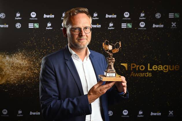 BRUSSEL, BELGIUM - MAY 23 : Peter Croonen pictured during the Pro League Awards on May 23, 2022 in Brussel, Belgium, 23 05 2022 ( Pro League Awards 2021-2022 PhotoNews Panoramic 