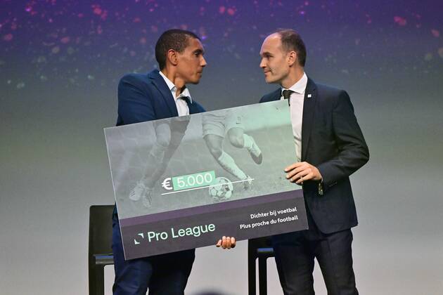 BRUSSEL, BELGIUM - MAY 23 : Stijn Van Bever pictured during the Pro League Awards on May 23, 2022 in Brussel, Belgium, 23 05 2022 ( Pro League Awards 2021-2022 PhotoNews Panoramic 