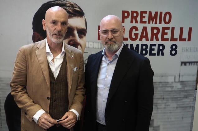 Photo Michele Nucci LaPresse May, 2022 - Bologna, Italy - news in the pic: Bulgarelli award for best Serie A coach (Stefano Pioli), best young Serie A footballer (Giacomo Raspadori) and best Serie A female coach (Gianpiero Piovani)  Copyright: xMichelexNucci LaPresse MichelexNx