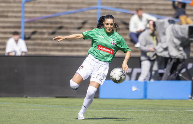 Valentina Maceri Abschiedsspiel für Werner Hansch Promis kicken für Kids 06.06.2022, Fussball; Saison 2021 22 Foto: Moritz Müller