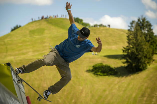 Sport Themen der Woche KW25 Sport Bilder des Tages Skateboard Best Trick, MASH 2022 Olympiapark Muenchen. 25.06.2022 Â
