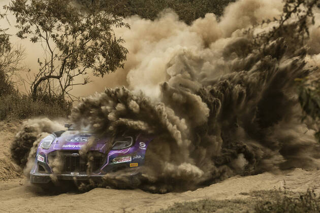 Sport Themen der Woche KW25 Sport Bilder des Tages Motorsport, WRC, Rallye Kenia 44 GREENSMITH Gus (gbr), ANDERSSON Jonas (swe), M Ford World Rally Team, Ford Puma Rally 1, action during the Safari Rally Kenya 2022, 6th round of the 2022 WRC, Motorsport Rallye, WM World Rally Car Championship, from June 23 to 26, 2022 at Nairobi, Kenya - AUTO - WRC - SAFARI RALLY KENYA 2022 DPPI Panoramic RPPA2022_06_SAFARI_613