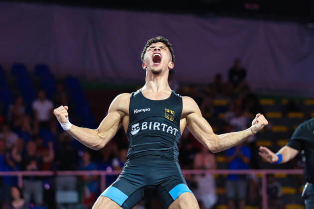 Sport Themen der Woche KW26 Sport Bilder des Tages Wrestling U17, U 17 European Championships 55kg GR - Georgios SCARPELLO (GER) Roma Italia