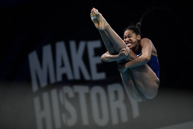 Bilder des Jahres 2022, Sport 07 Juli Sport Themen der Woche KW26 Sport Bilder des Tages HAYDEN Kristen USA Women s Diving 3m Springboard preliminaries FINA 19th World Championships Budapest 2022 Budapest, Duna Arena 01 07 2022 Photo Andrea Staccioli Deepbluemedia Insidefoto AndreaXStaccioli