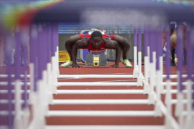 Bilder des Jahres 2022, Sport 07 Juli Sport Bilder des Tages World Athletics Championships Oregon 22; United States of America, 16.07.2022 Rasheem Brown (CAY) am 16.07.22 im Hayward Field in Eugene an Tag 2 der World Athletics Championships Oregon22. Copyright: xBEAUTIFULxSPORTS AxelxKohringx