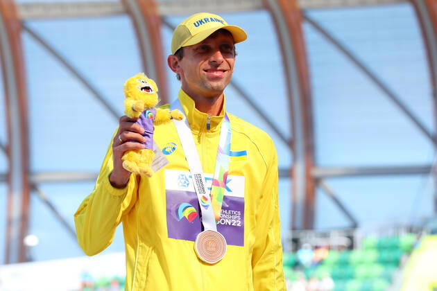 Andriy Protsenko (UKR), JULY 19, 2022 - Athletics : IAAF World Championships Oregon 2022 Men s High Jump Award ceremony at Hayward Field, Eugene, Oregon, USA.  (193910443)