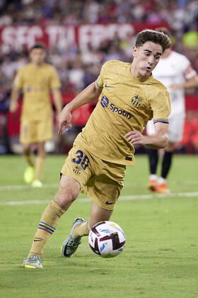 Sevilla FC v FC Barcelona, Barca LaLiga Santander, Seville, Spain Seville, Spain. 03rd September 2022. Gavi (30) of FC Barcelona seen during the LaLiga Santander match between Sevilla FC and FC Barcelona at Estadio Ramon Sanchez Pizjuan in Seville. Seville Andalucia Spain Estadio Ramon Sanchez Pizjuan Copyright: xGonzalesxPhoto JesusxRuizxMedinax