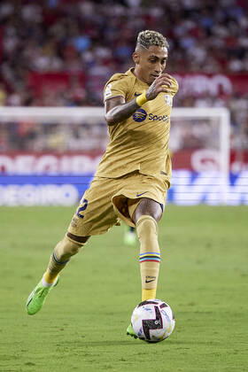 Sevilla FC v FC Barcelona, Barca LaLiga Santander, Seville, Spain Seville, Spain. 03rd September 2022. Raphinha (22) of FC Barcelona seen during the LaLiga Santander match between Sevilla FC and FC Barcelona at Estadio Ramon Sanchez Pizjuan in Seville. Seville Andalucia Spain Estadio Ramon Sanchez Pizjuan Copyright: xGonzalesxPhoto JesusxRuizxMedinax
