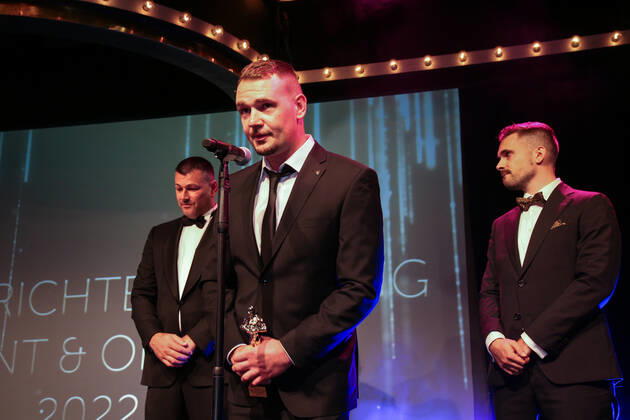Boxen: Herqul 2022 - German Boxing Award, Berlin, 04.09.2022 Auszeichnung beste Berichterstattung: Redaktion Boxen1 Berlin Germany