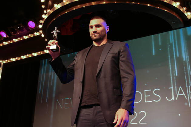 Boxen: Herqul 2022 - German Boxing Award, Berlin, 04.09.2022 Newcomer des Jahres: Victor Faust (ECB) Berlin Germany