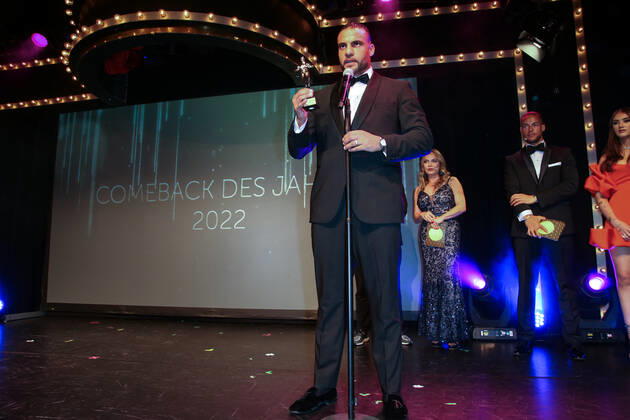 Boxen: Herqul 2022 - German Boxing Award, Berlin, 04.09.2022 Auszeichnung Comeback des Jahres: Mahmoud Manuel Charr Berlin Germany