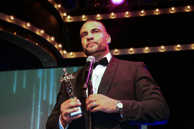 Boxen: Herqul 2022 - German Boxing Award, Berlin, 04.09.2022 Auszeichnung Comeback des Jahres: Mahmoud Manuel Charr Berlin Germany