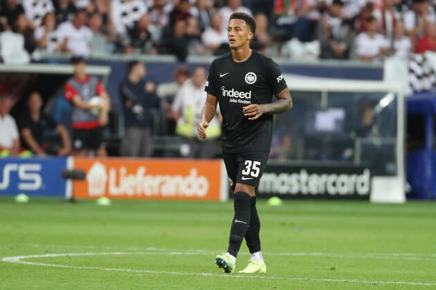 xMHx - UEFA Champions League: Eintracht Frankfurt - Sporting Lissabon am 07.09.2022 im Deutsche Bank Park in Frankfurt Tuta Lucas Silva Melo (Frankfurt 35)