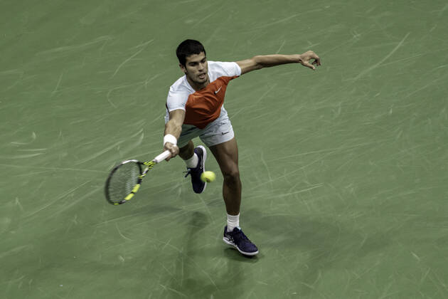 TENNIS 2022 US Open Men s Final Carlos Alcaraz (ESP) winner, competing in the men s final at the 2022 US Open. New Yrok Arthur Ashe Stadium at the Billi NY United States Copyright: xPaulxJxSutton PCNx TN22170911-836