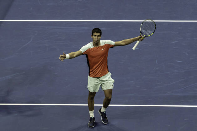 TENNIS 2022 US Open Men s Final Carlos Alcaraz (ESP) winner, competing in the men s final at the 2022 US Open. New Yrok Arthur Ashe Stadium at the Billi NY United States Copyright: xPaulxJxSutton PCNx TN22170911-1012