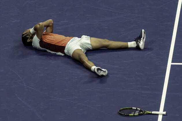 TENNIS 2022 US Open Men s Final Carlos Alcaraz (ESP) winner, competing in the men s final at the 2022 US Open. New Yrok Arthur Ashe Stadium at the Billi NY United States Copyright: xPaulxJxSutton PCNx TN22170911-1230-2