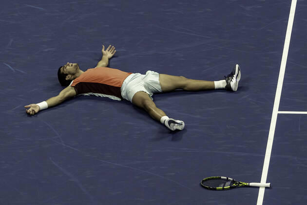 TENNIS 2022 US Open Men s Final Carlos Alcaraz (ESP) winner, competing in the men s final at the 2022 US Open. New Yrok Arthur Ashe Stadium at the Billi NY United States Copyright: xPaulxJxSutton PCNx TN22170911-1237-2
