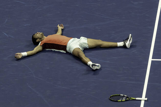 TENNIS 2022 US Open Men s Final Carlos Alcaraz (ESP) winner, competing in the men s final at the 2022 US Open. New Yrok Arthur Ashe Stadium at the Billi NY United States Copyright: xPaulxJxSutton PCNx TN22170911-1242-2
