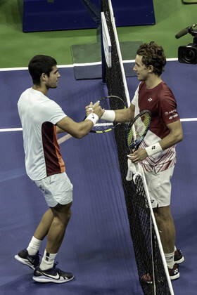 TENNIS 2022 US Open Men s Final Carlos Alcaraz (ESP) winner, defeats Casper Ruud (NOR) in the men s final at the 2022 US Open. New Yrok Arthur Ashe Stadium at the Billi NY United States Copyright: xPaulxJxSutton PCNx TN22170911-1272-2