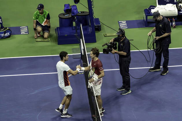 TENNIS 2022 US Open Men s Final Carlos Alcaraz (ESP) winner, defeats Casper Ruud (NOR) in the men s final at the 2022 US Open. New Yrok Arthur Ashe Stadium at the Billi NY United States Copyright: xPaulxJxSutton PCNx TN22170911-1272