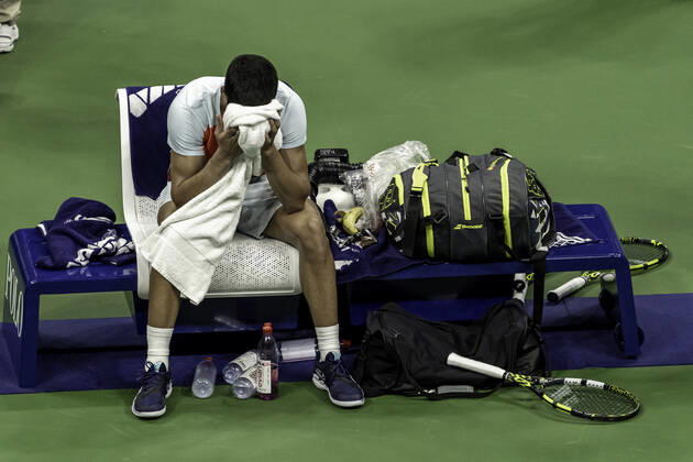 TENNIS 2022 US Open Men s Final Carlos Alcaraz (ESP) winner, competing in the men s final at the 2022 US Open. New Yrok Arthur Ashe Stadium at the Billi NY United States Copyright: xPaulxJxSutton PCNx TN22170911-1296