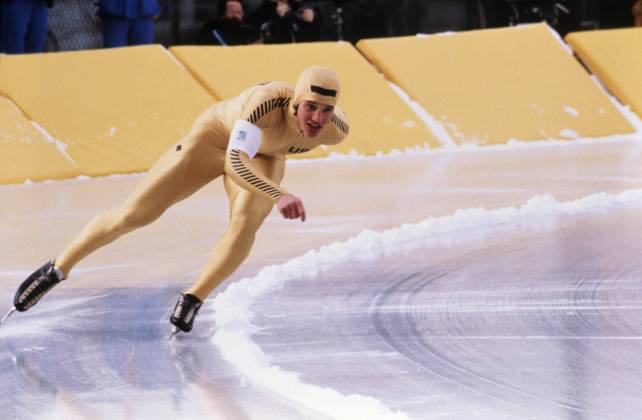 SEKLET 70 21-arige amerikanen och skridskofenomenet Eric Heiden lyckas ta fem individuella guld och dessutom sätta OS-rekord pa samtliga sträckor, vid vinter -OS i Lake Placid, USA, 1980. LAKE PLACID UNITED STATES PROJ: 9909 x193x  Copyright: xPRESSENSxBILDx SEK80HEIDEN