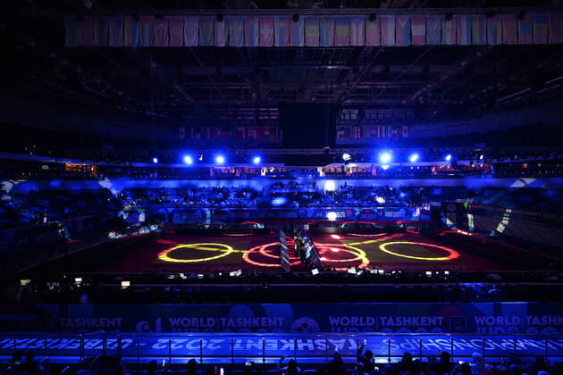 General view, OCTOBER 8, 2022 - Judo : World Judo Championships Tashkent 2022 opening ceremony at Humo Arena in Tashkent, Uzbekistan. Noxthirdxpartyxsales (200798466)