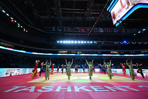 General view, OCTOBER 8, 2022 - Judo : World Judo Championships Tashkent 2022 opening ceremony at Humo Arena in Tashkent, Uzbekistan. Noxthirdxpartyxsales (200798508)
