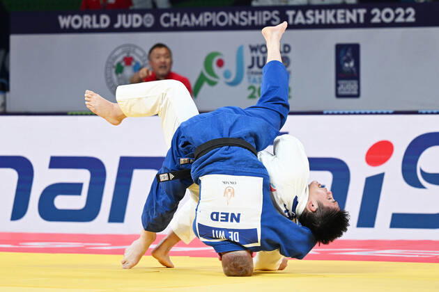 Goki Tajima (JPN), OCTOBER 13, 2022 - Judo : World Judo Championships Tashkent 2022 Team quarterfinal match at Humo Arena in Tashkent, Uzbekistan. Noxthirdxpartyxsales (201100499)