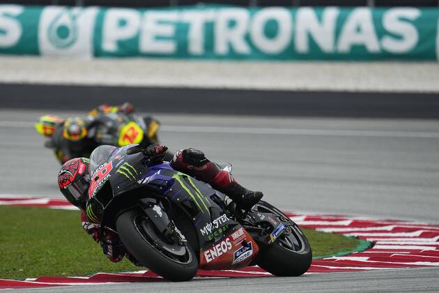 Races of Petronas Grand Prix of Malaysia of MotoGP at Sepang Circuit. October 23, 2022 In picture: Quartararo Carreras del Gran Premio de MotoGP de Malasia en el Circuito Internacional de Sepang. 23 de Octubre de 2022 POOL MotoGP.com Cordon Press Images will be for editorial use only. Mandatory credit: MotoGP.com Cordon Press