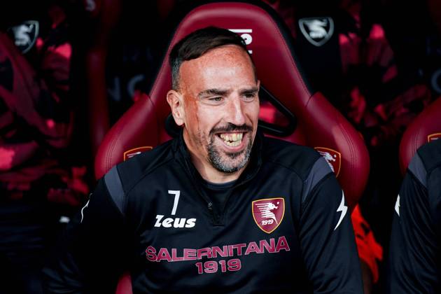 Franck Ribery of US Salernitana smiles during the Serie A match between US Salernitana 1919 and Cremonese at Stadio Arechi, Salerno, Italy on 5 November 2022. Copyright: xGiuseppexMaffiax 34280116