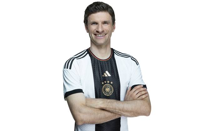 DFB Maenner Nationalmannschaft, Mens national team, Nationalteam Germany, Deutschland, Kader fuer die FIFA Weltmeisterschaft in Katar 2022, Squad for the FIFA World Cup, WM, Weltmeisterschaft, Fussball in Qatar, 2022, Thomas Mueller, Frankfurt am Main, 22.03.2022, Foto: Thomas Boecker DFB DFB Maenner Nationalmannschaft WM 2022