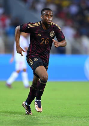 FUSSBALL WM 2022 Testspiel im Oman 16.11.2022 Oman - Deutschland: Youssoufa Moukoko (Deutschland)