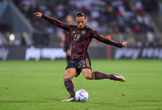FUSSBALL WM 2022 Testspiel im Oman 16.11.2022 Oman - Deutschland: Leroy Sane (Deutschland)