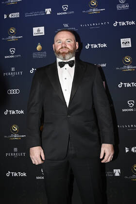 Foto Fabio Ferrari LaPresse - 17 Novembre 2022 - Dubai, Emirati Arabi Uniti - - Calcio -17ma edizione di Dubai International Sports Conference - Globe Soccer Awards 2022. Nella foto: Wayne Rooney November 17, 2022 Dubai, United Arab Emirates - sport - Soccer - 17th edition of the Dubai International Sports Conference - Globe Soccer Awards 2022. In the pic: Wayne Rooney  Copyright: xFabioxFerrari LaPressex