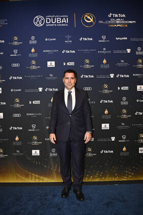 Foto Fabio Ferrari LaPresse - 17 Novembre 2022 - Dubai, Emirati Arabi Uniti - - Calcio -17ma edizione di Dubai International Sports Conference - Globe Soccer Awards 2022. Nella foto: Riccardo Silva November 17, 2022 Dubai, United Arab Emirates - sport - Soccer - 17th edition of the Dubai International Sports Conference - Globe Soccer Awards 2022. In the pic: Riccardo Silva  Copyright: xFabioxFerrari LaPressex